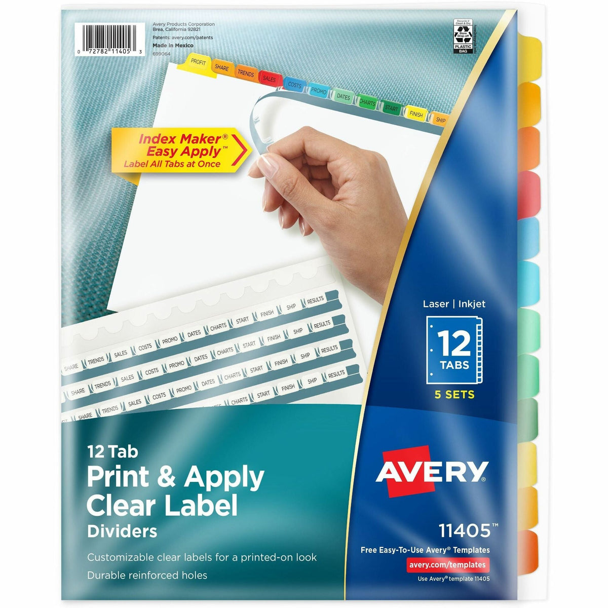 Avery® Index Maker Index Divider - 2000