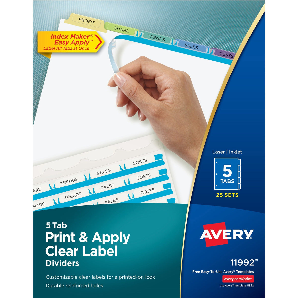 Avery® Index Maker Index Divider - 2000