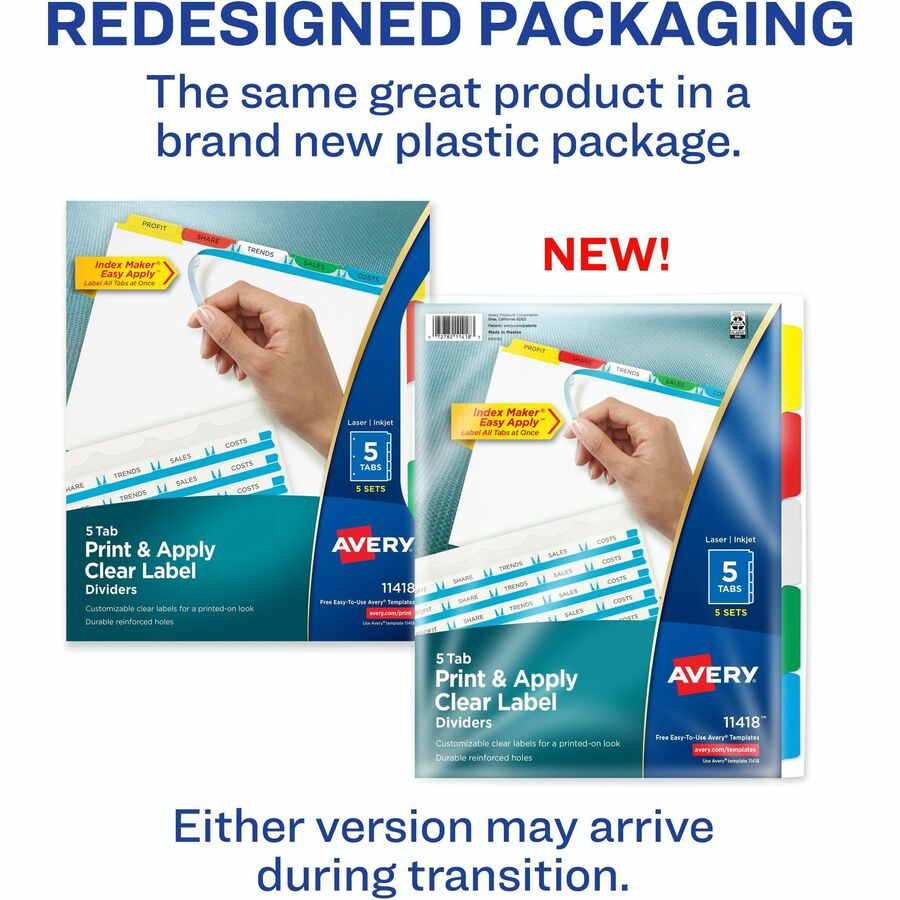 Avery® Index Maker Index Divider - Alternate-Image1