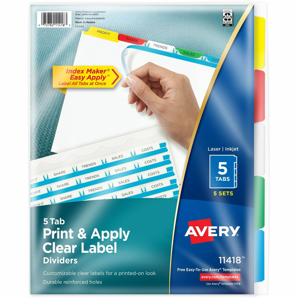 Avery® Index Maker Index Divider - 2000