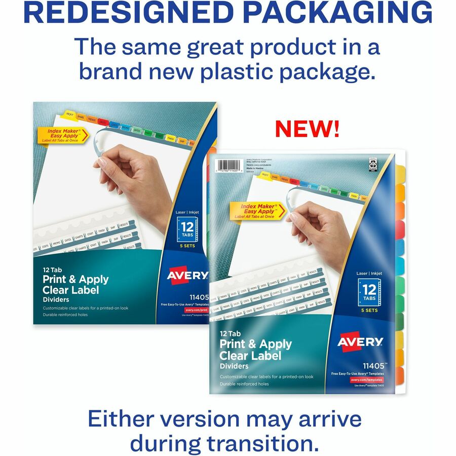 Avery® Index Maker Index Divider - Alternate-Image1