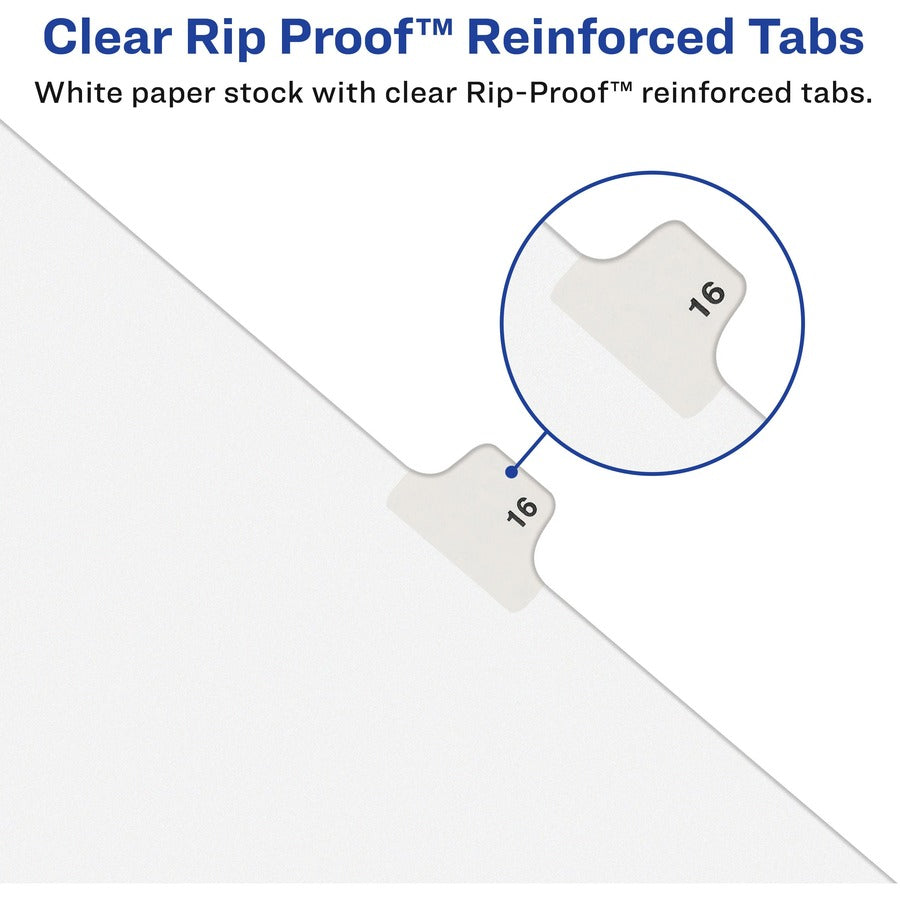 Avery&reg; Individual Bottom Tab Legal Dividers - Alternate-Image1