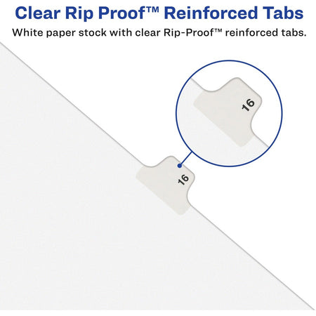Avery&reg; Individual Bottom Tab Legal Dividers - Alternate-Image1