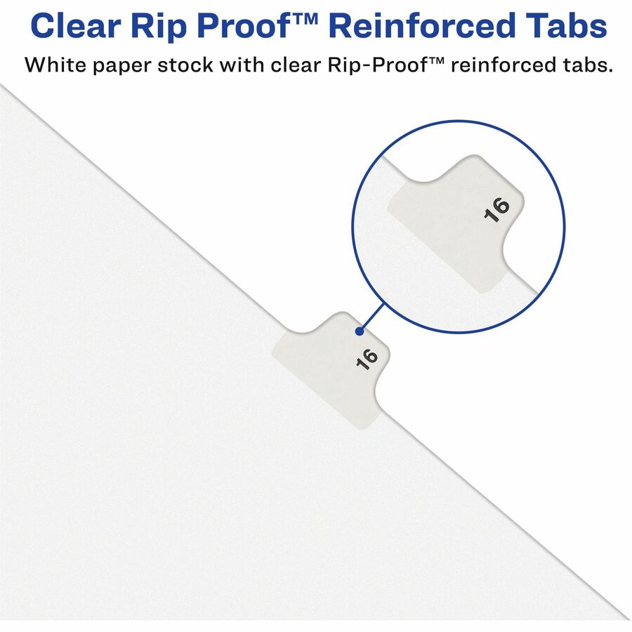 Avery&reg; Individual Bottom Tab Legal Dividers - Alternate-Image1