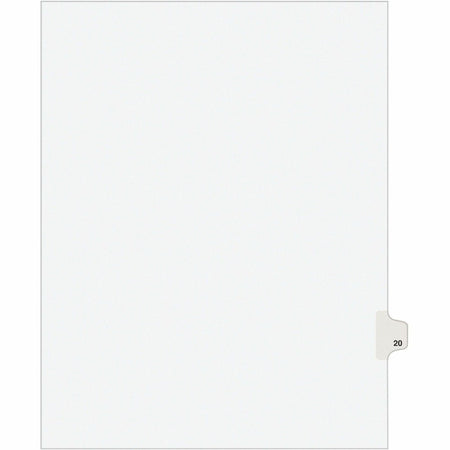Avery® Individual Legal Exhibit Dividers - Avery Style - 2000