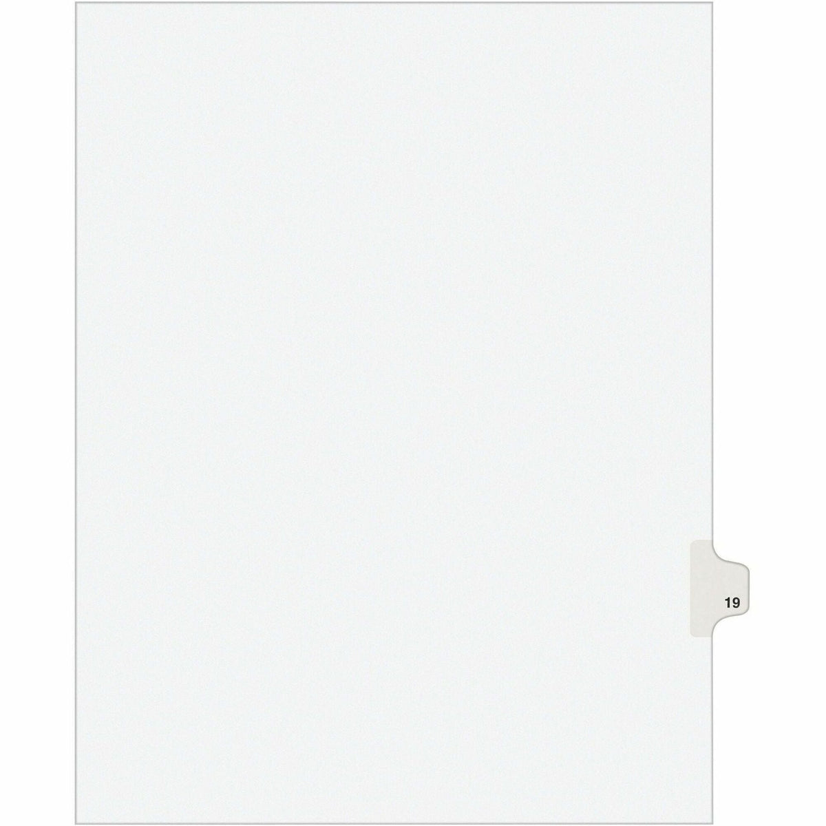 Avery® Individual Legal Exhibit Dividers - Avery Style - 2000