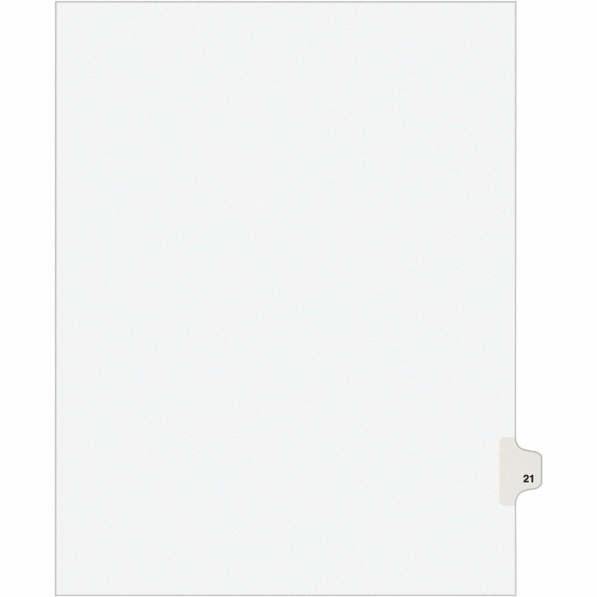 Avery® Individual Legal Exhibit Dividers - Avery Style - 2000