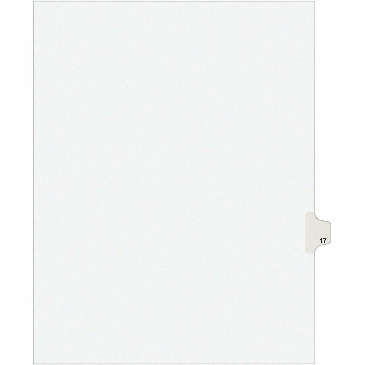 Avery® Individual Legal Exhibit Dividers - Avery Style - 2000