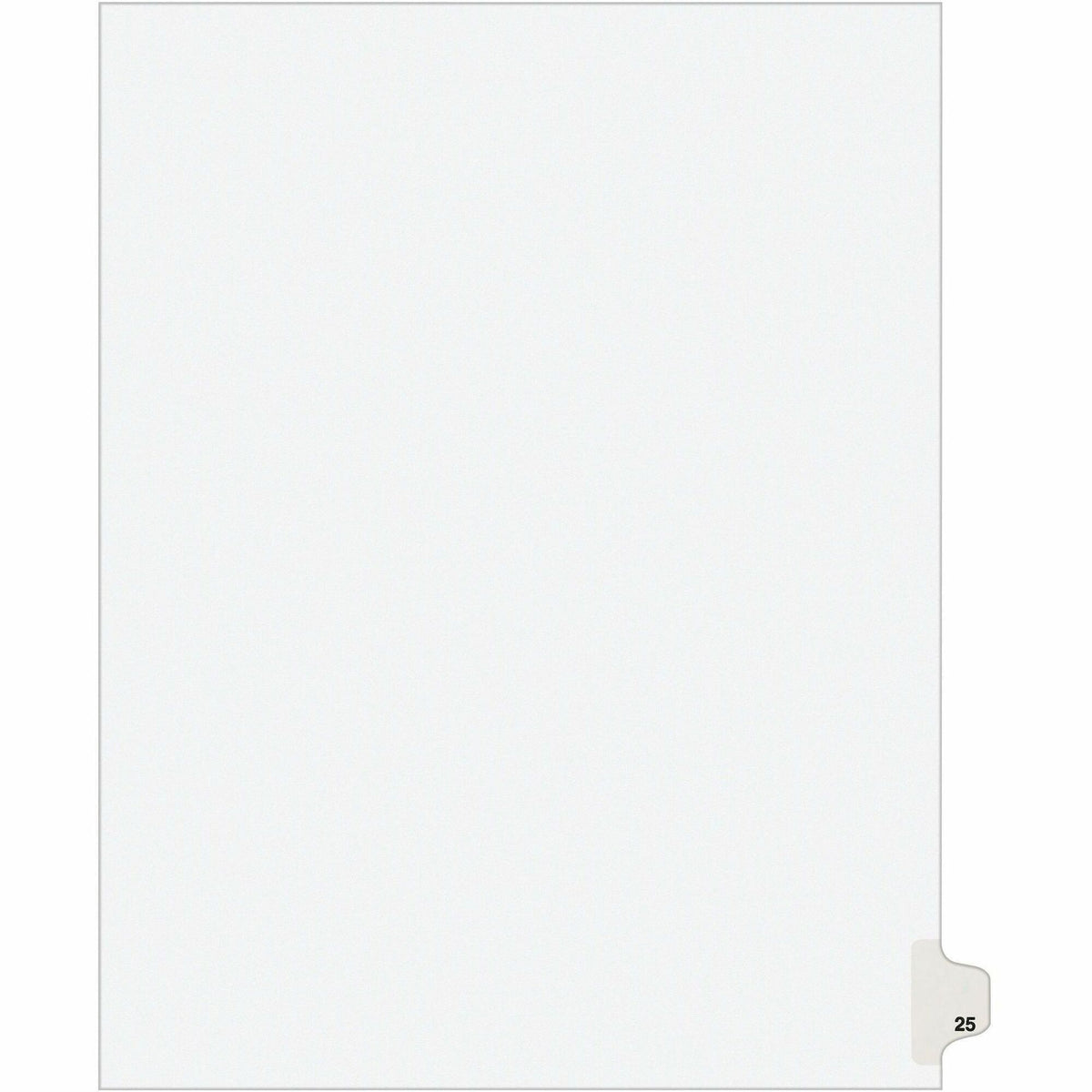 Avery® Individual Legal Exhibit Dividers - Avery Style - 2000