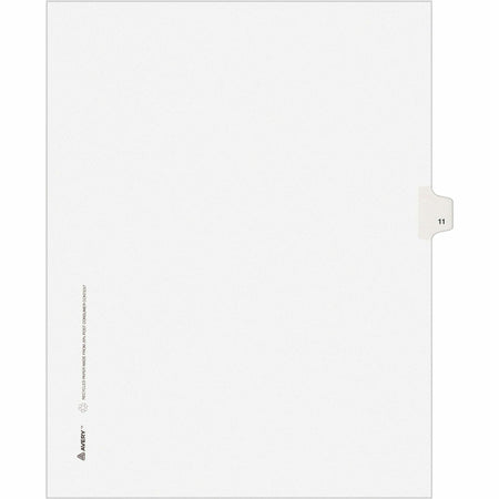 Avery® Individual Legal Exhibit Dividers - Avery Style - Unpunched - 2000