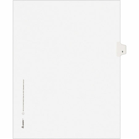 Avery® Individual Legal Exhibit Dividers - Avery Style - Unpunched - 2000