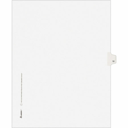Avery® Individual Legal Exhibit Dividers - Avery Style - Unpunched - 2000