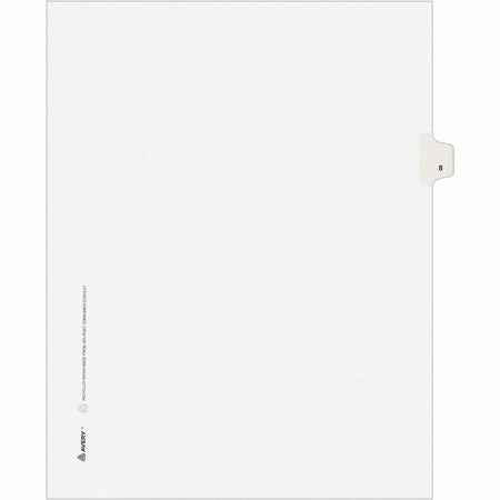 Avery® Individual Legal Exhibit Dividers - Avery Style - Unpunched - 2000