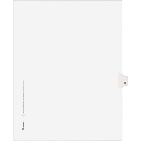 Avery® Individual Legal Exhibit Dividers - Avery Style - Unpunched - 2000