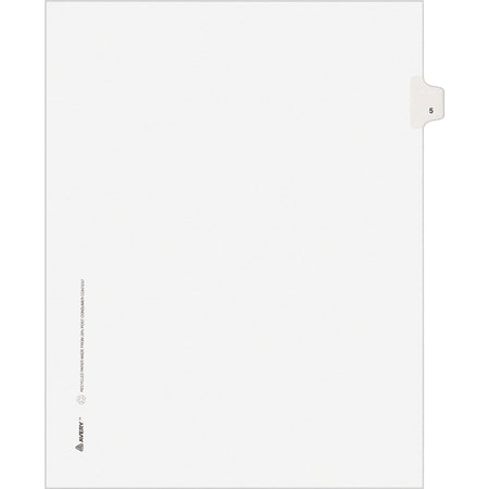 Avery® Individual Legal Exhibit Dividers - Avery Style - Unpunched - 2000