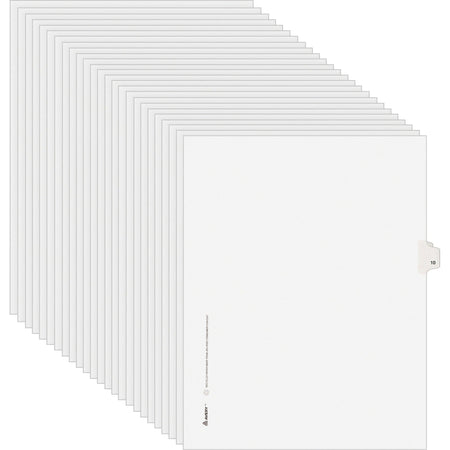 Avery® Individual Legal Exhibit Dividers - Avery Style - Unpunched - 2000