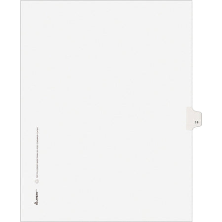 Avery® Individual Legal Exhibit Dividers - Avery Style - Unpunched - 2000