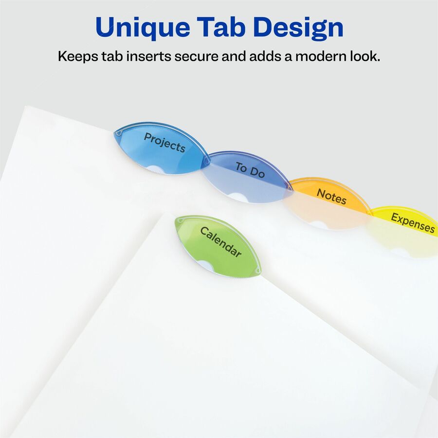 Avery® Insertble Style Edge Plastic Pocket Dividers - Right