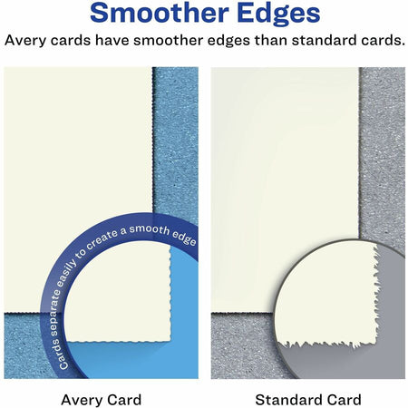Avery® Postcards Ivory Two-Sided 4-1/4’’ x 5-1/2’’ 100 Cards (5919) - 79 Brightness - 4 1/4’’ 5 1/2’’