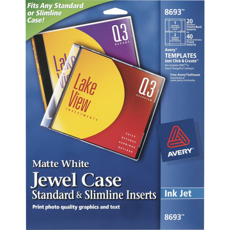 Avery&reg; Jewel Case Insert - 2000