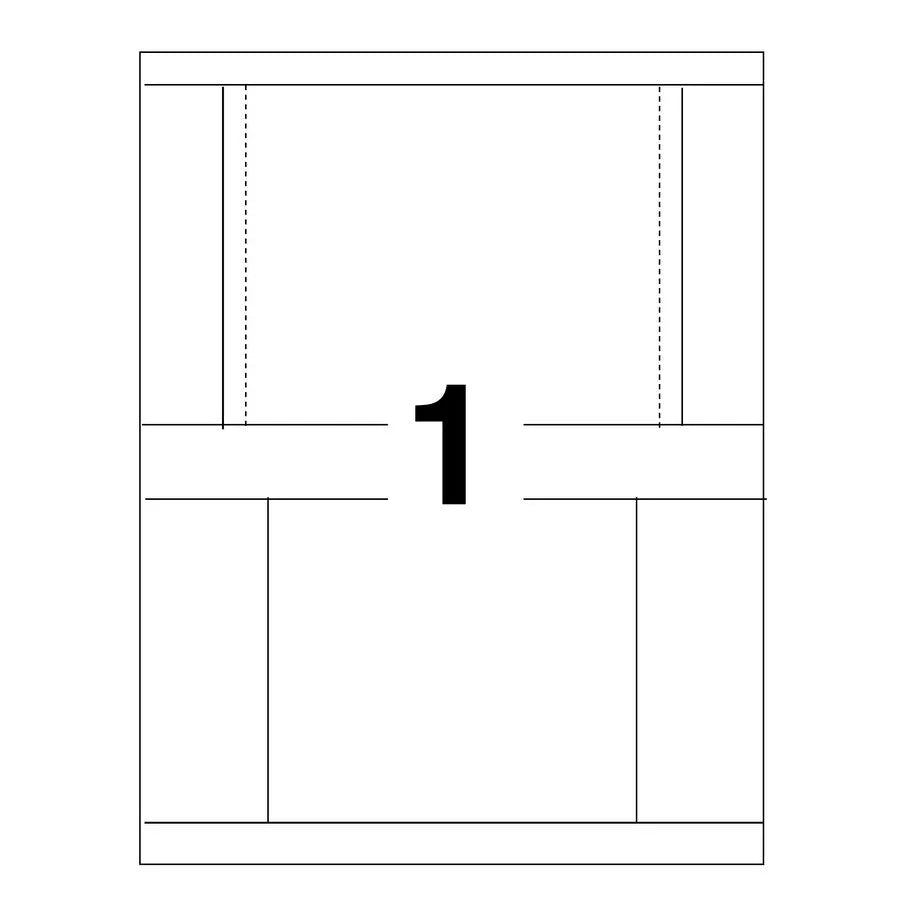 Avery® Jewel Case Insert: Matte White Print-to-the-edge - 200/Pack - Media Labels