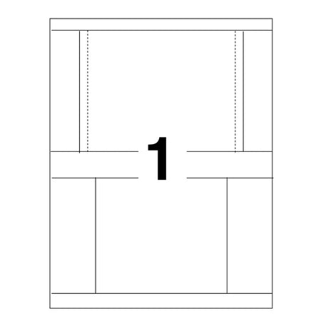 Avery® Jewel Case Insert: Matte White Print-to-the-edge - 200/Pack - Media Labels
