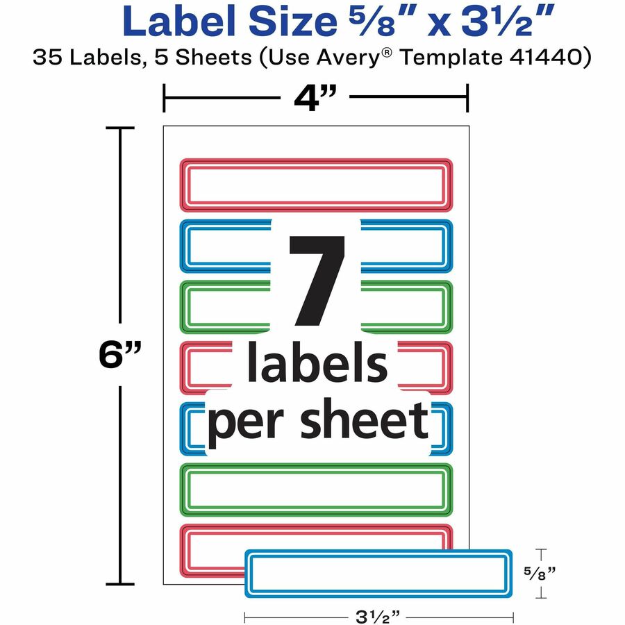 Avery® Kids Gear Durable Labels - Alternate-Image4