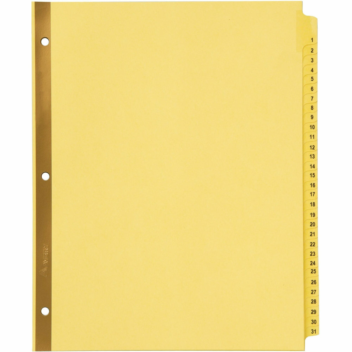Avery® Laminated Dividers - Gold Reinforced - 2000