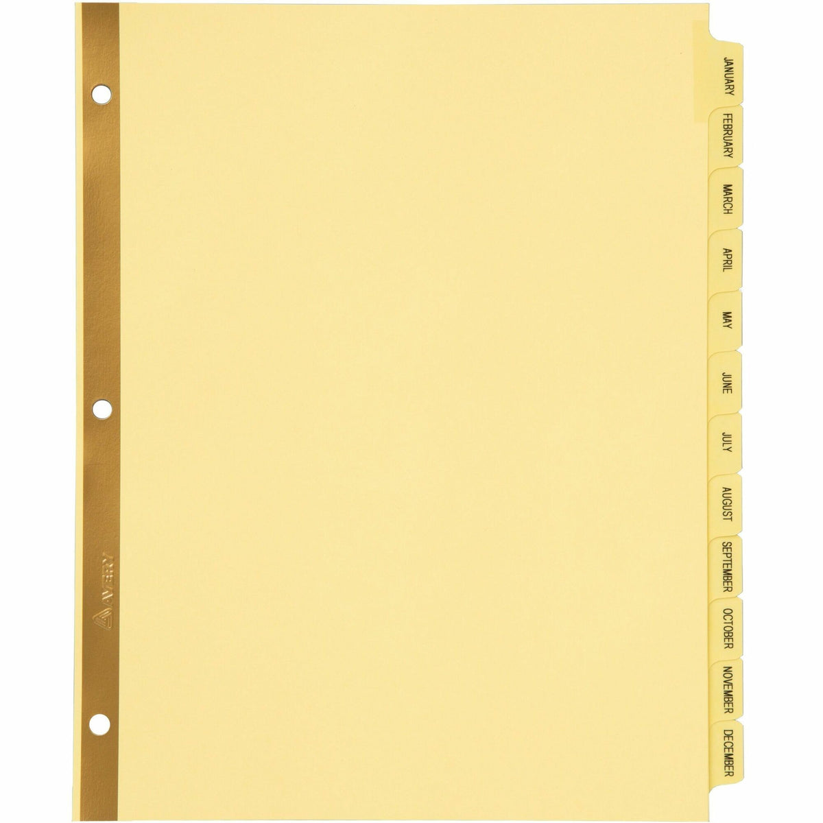 Avery® Laminated Dividers - Gold Reinforced - 2000