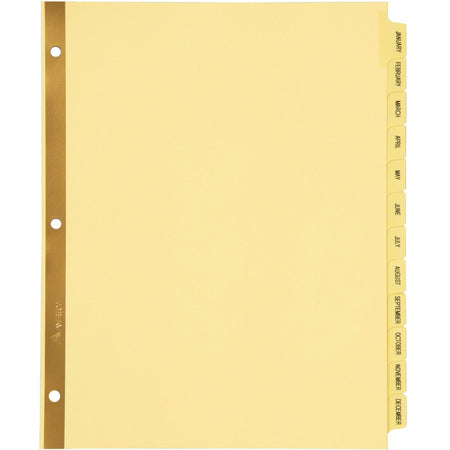 Avery® Laminated Dividers - Gold Reinforced - 2000
