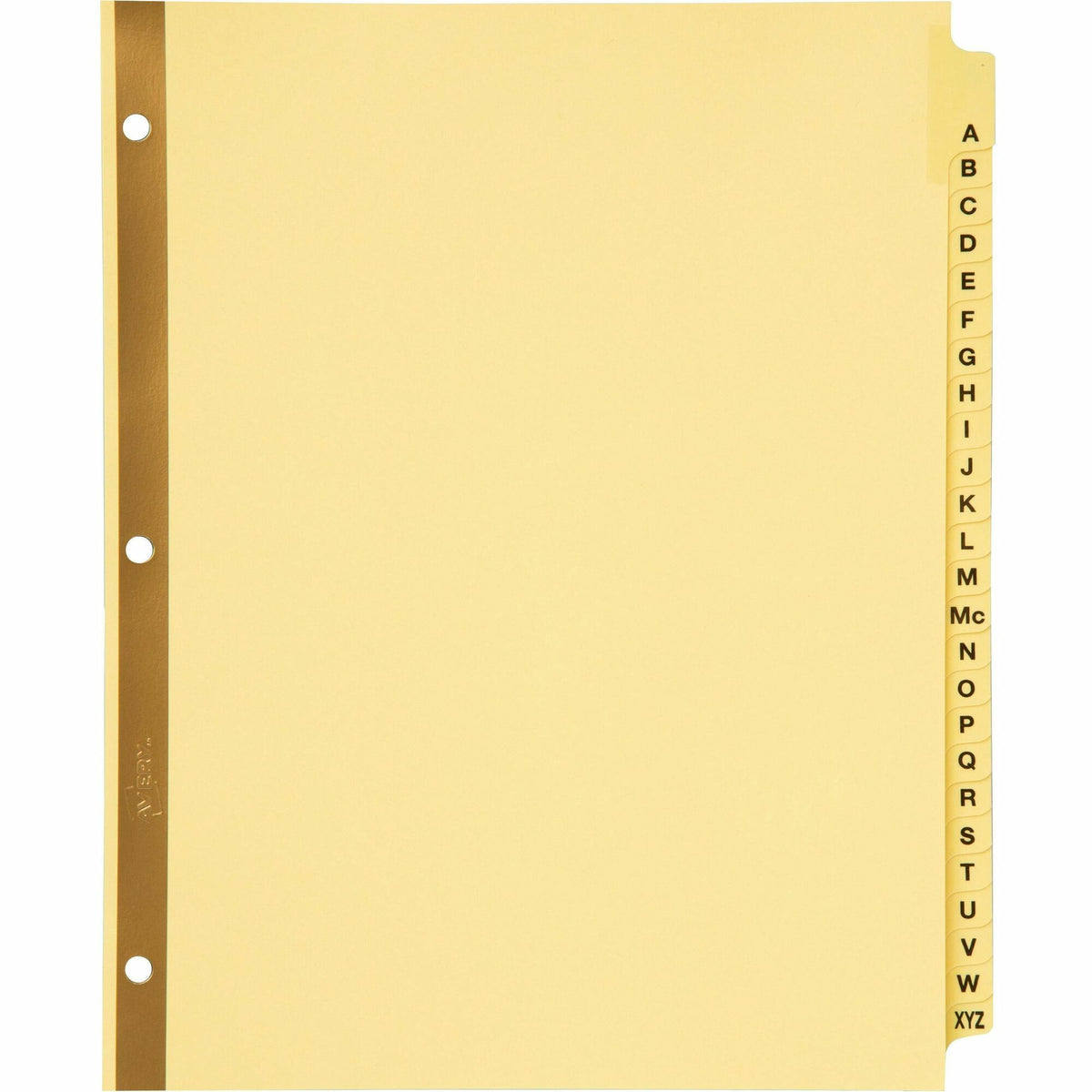 Avery® Laminated Dividers - Gold Reinforced - 2000