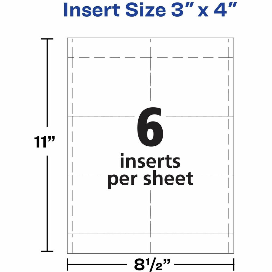 Avery&reg; Name Badge Inserts - Alternate-Image6
