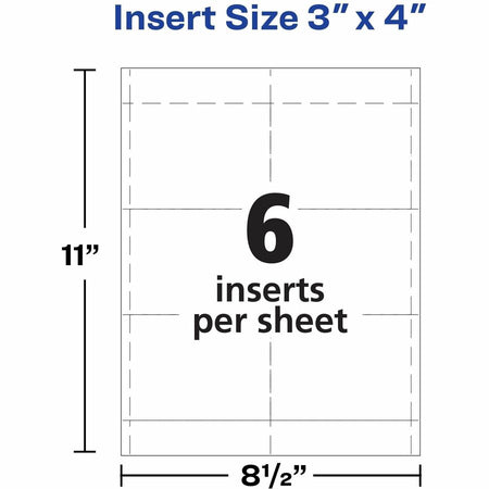Avery&reg; Name Badge Inserts - Alternate-Image6
