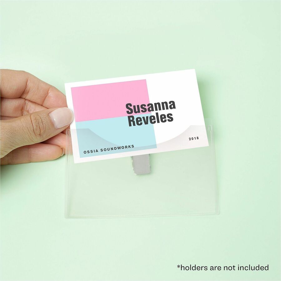 Avery&reg; Name Badge Inserts - Left