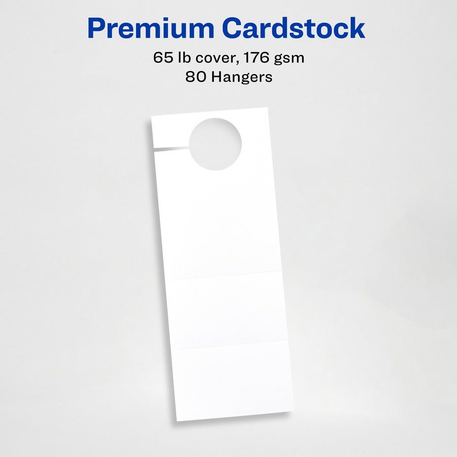 Avery&reg; Laser Inkjet Tear-Away Cards Door Hanger - Alternate-Image4