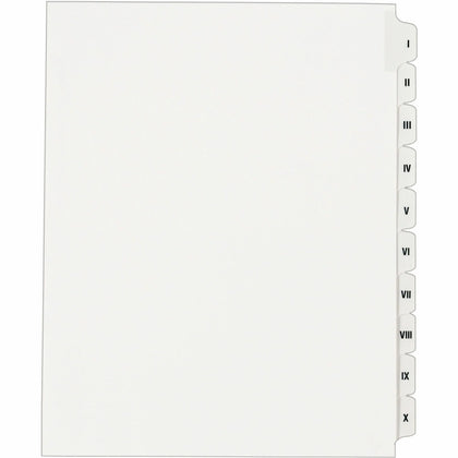 Avery® Legal Dividers: Side Tab 10-Tab Set Letter Size - Dividers