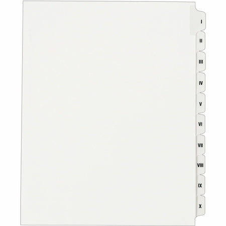 Avery® Legal Dividers: Side Tab 10-Tab Set Letter Size - Dividers