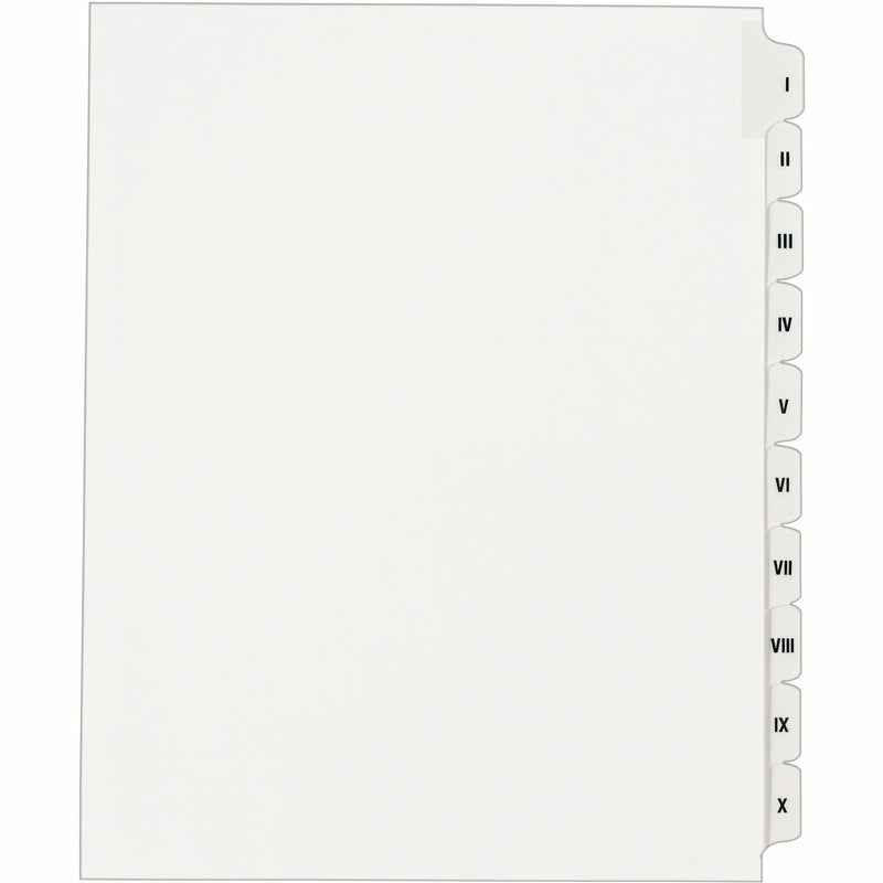 Avery® Legal Dividers: Side Tab 10-Tab Set Letter Size - Dividers