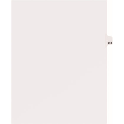 Avery® Legal Dividers: Side Tab 25 Dividers Letter Size White Paper 20% Recycled - Index Divider