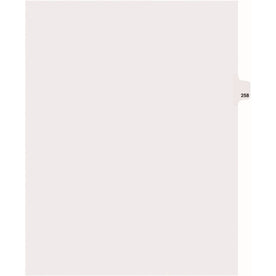 Avery® Legal Dividers: Side Tab 25 Dividers Letter Size White Paper 20% Recycled - Index Divider
