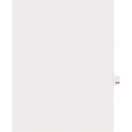 Avery® Legal Dividers: Side Tab 25 Dividers Letter Size White Paper 20% Recycled - Index Divider