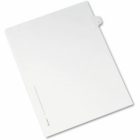 Avery® Legal Dividers: Side Tab 25 Dividers Letter Size White Tabs