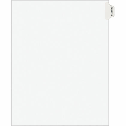 Avery® Legal Exhibit Dividers: Avery Style 1 Printed Tab Letter Size White Paper 25/Pack - Index Divider