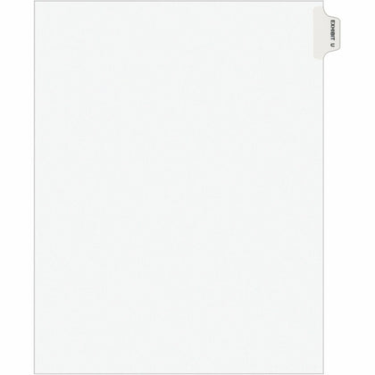 Avery® Legal Exhibit Dividers: Avery Style 1 Printed Tab Letter Size White Paper 25/Pack - Index Divider