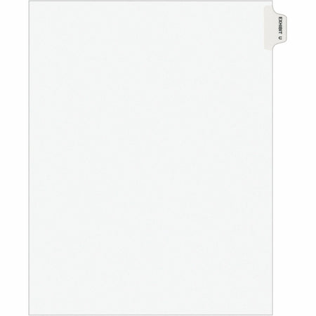 Avery® Legal Exhibit Dividers: Avery Style 1 Printed Tab Letter Size White Paper 25/Pack - Index Divider