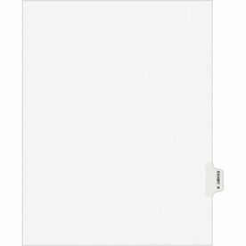 Avery® Legal Exhibit Dividers: Avery Style 1 Printed Tab Letter Size White Paper 25/Pack - Index Divider