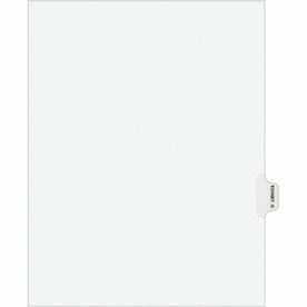 Avery® Legal Exhibit Dividers: Avery Style Q Character 8.5’’ x 11’’ White Paper 25/Pack - Index Divider