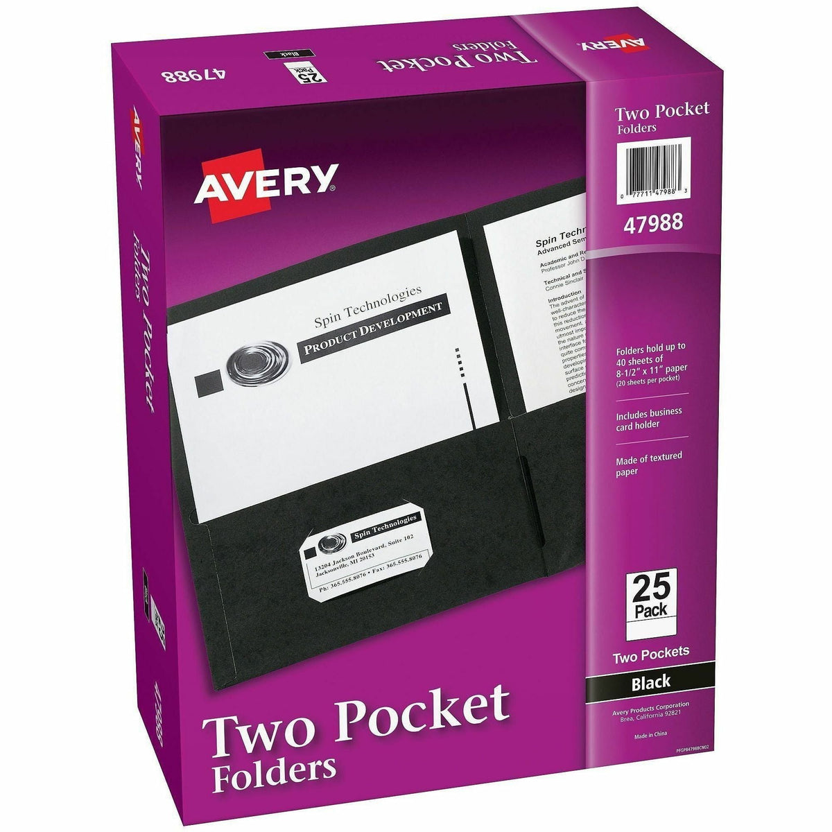 Avery&reg; Letter Pocket Folder - 2000