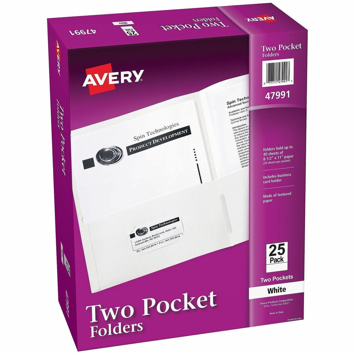 Avery&reg; Letter Pocket Folder - 2000