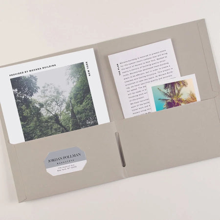 Avery® Letter Pocket Folder: Gray 40 Sheets Capacity - Folders